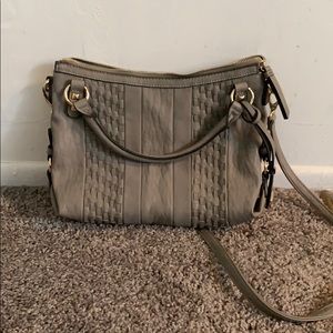 Taupe with gold finishing bag